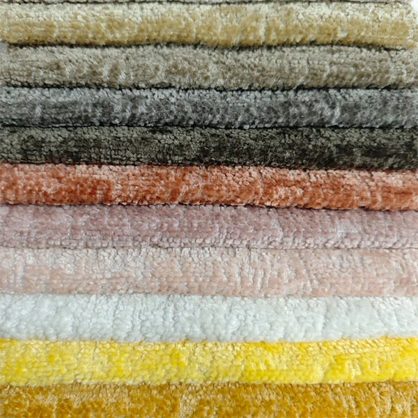 Tissu chenille jacquard 100 % polyester pour housse de canapé