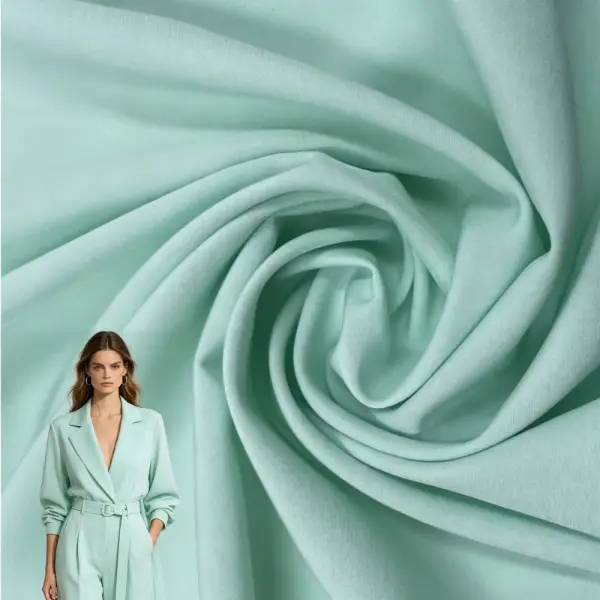 Tissu tricoté par trame en mousseline de soie extensible 100D 4 voies