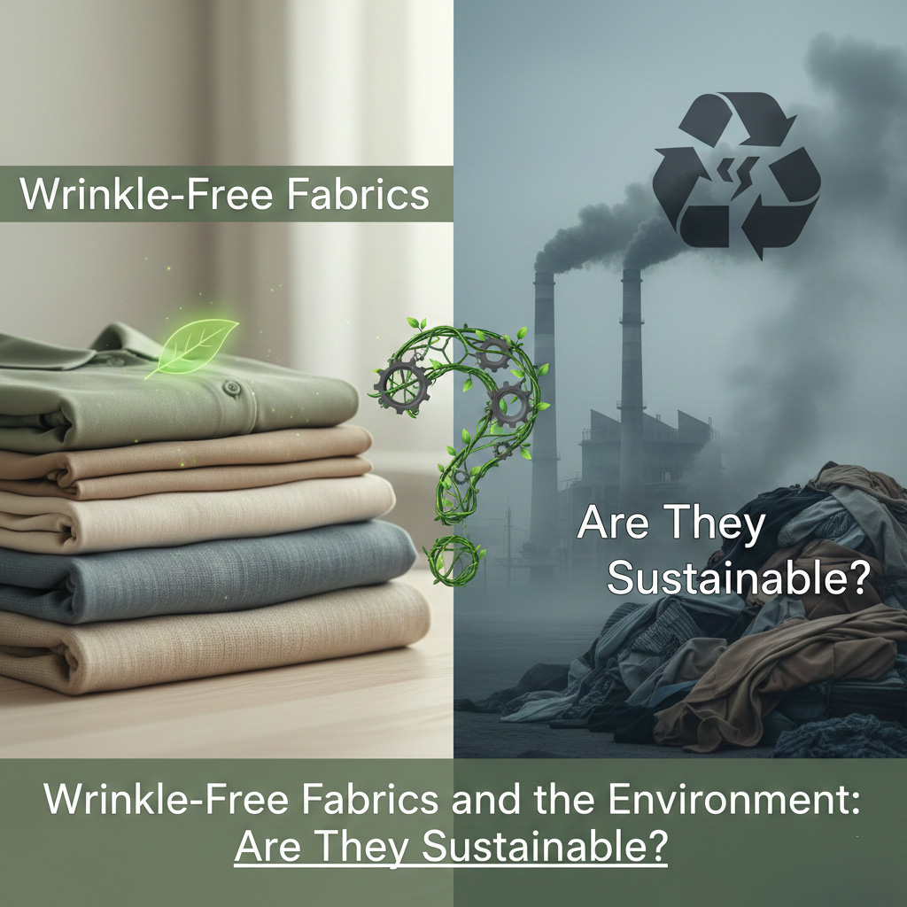 Tissus infroissables et environnement : sont-ils durables ?