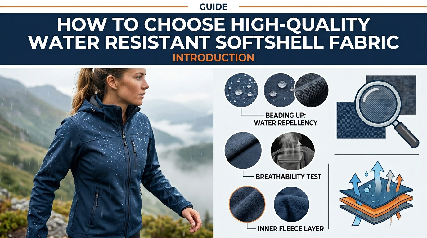 Comment choisir un tissu softshell résistant à l'eau de haute qualité