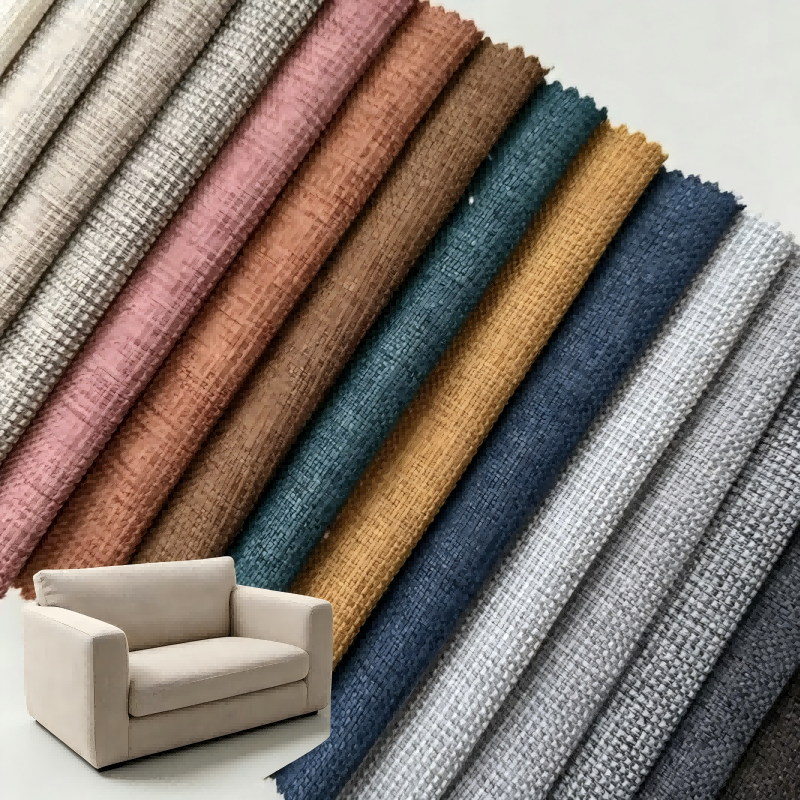 Pourquoi choisir un tissu imitation lin simple face