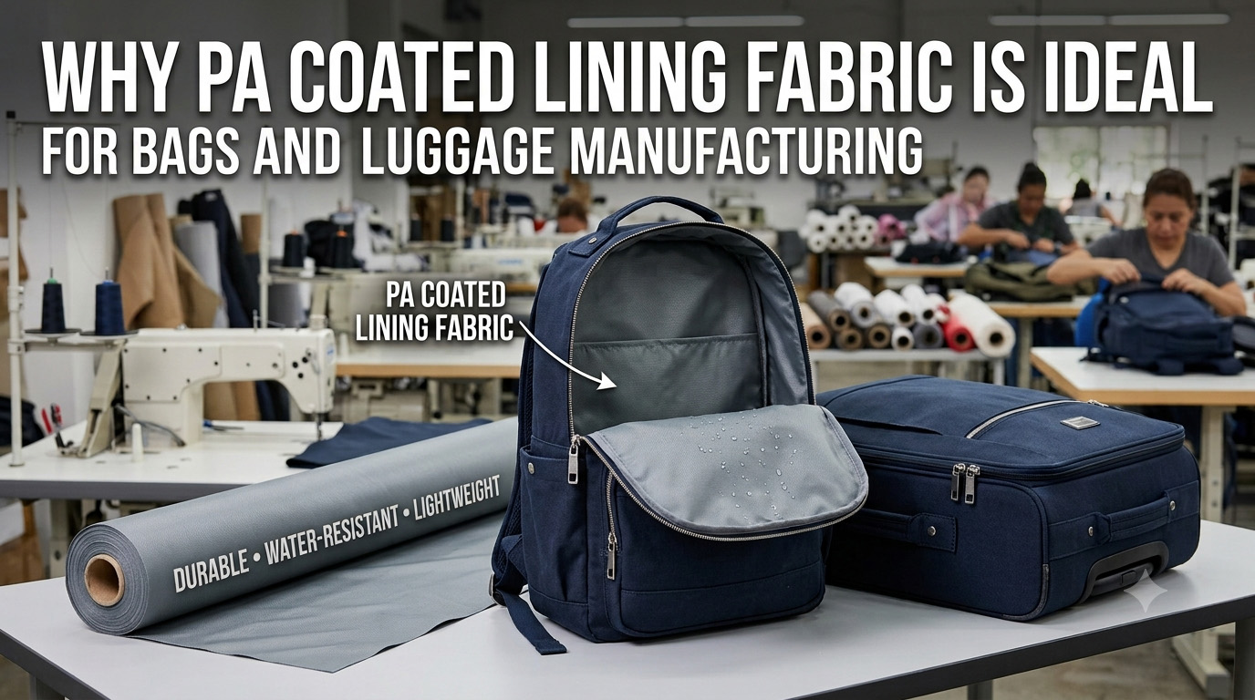 Pourquoi le tissu de doublure enduit de PA est idéal pour la fabrication de sacs et de bagages