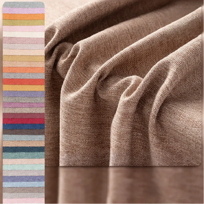 Pourquoi choisir le tissu pour rideaux en imitation lin ?