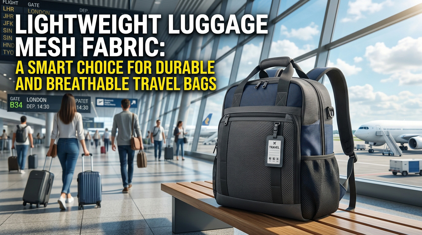 Tissu en maille léger pour bagages : un choix intelligent pour des sacs de voyage durables et respirants