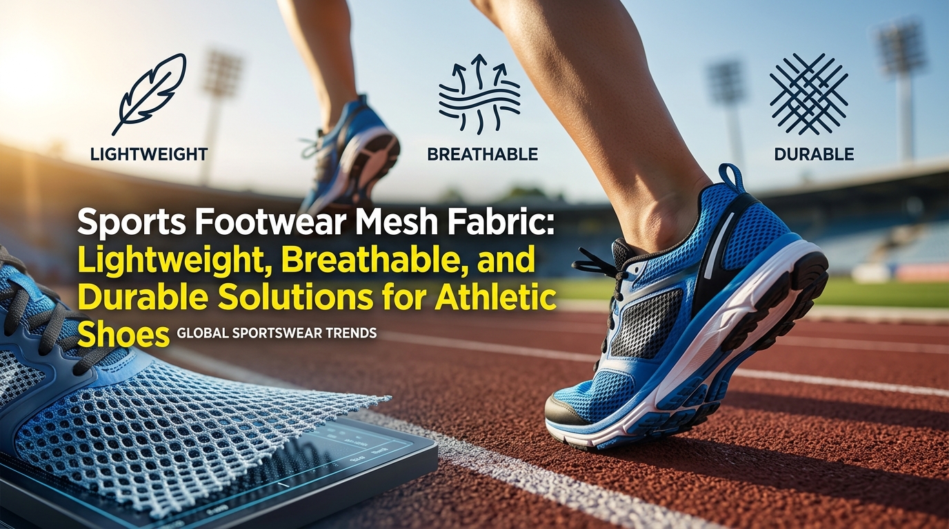 Tissu maillé pour chaussures de sport : solutions légères, respirantes et durables pour les chaussures de sport