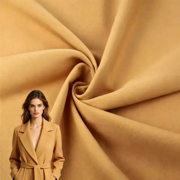 Tissu extensible 4 directions drapé double couche