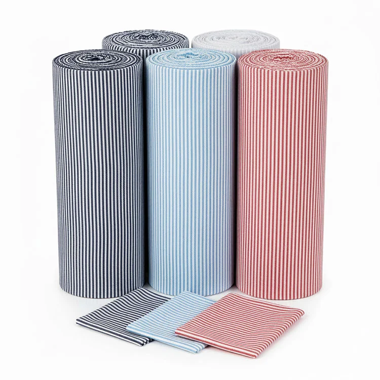 Doublure Oxford rayée en nylon