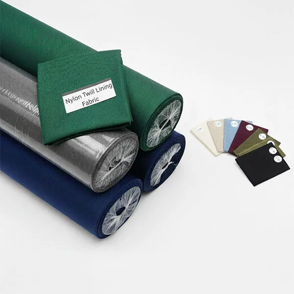 Tissu de doublure en sergé de nylon