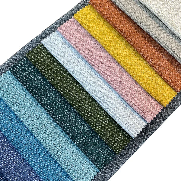 Tissu de canapé en velours uni uni