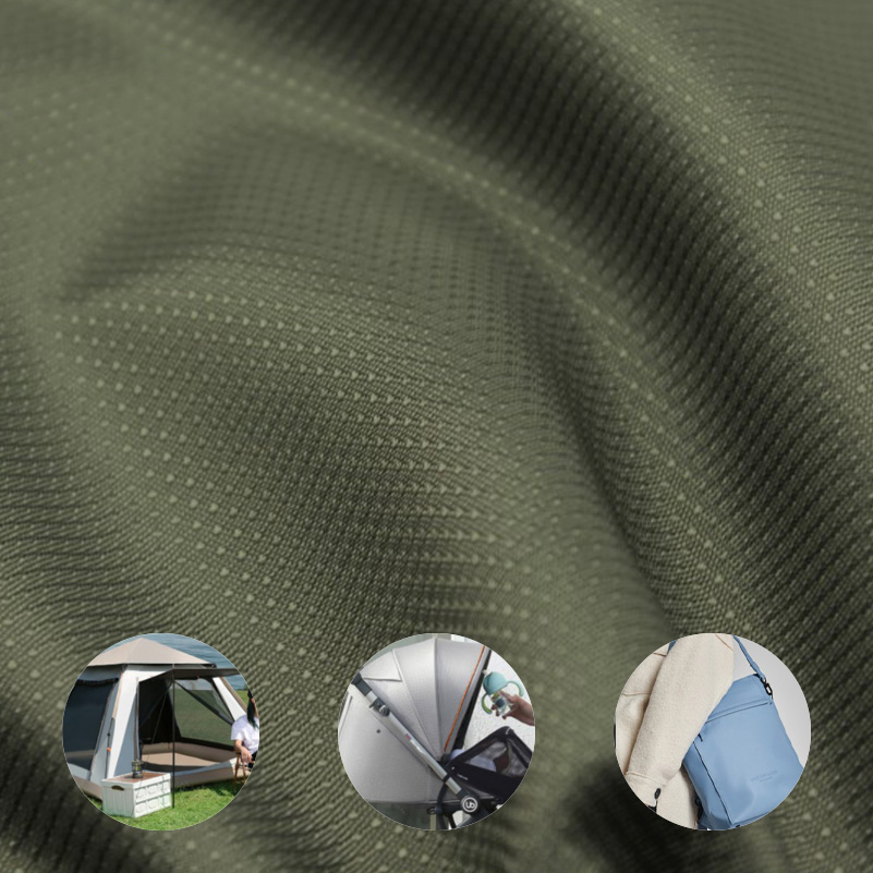 Tissu Oxford en polyester jacquard