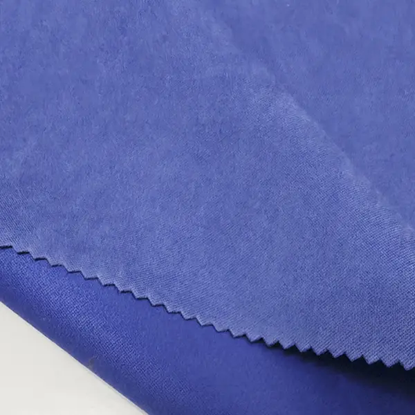 Tissu de chemise en peau de pêche en polyester