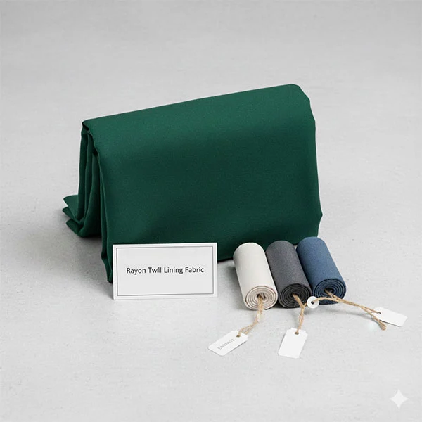 Tissu de doublure en sergé de rayonne