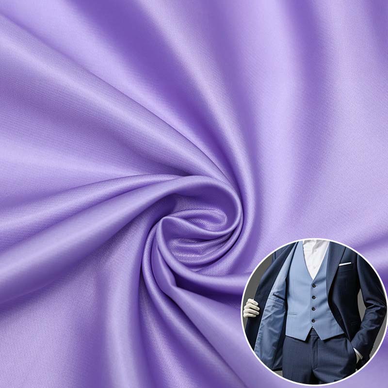 Tissu de doublure calandré en viscose